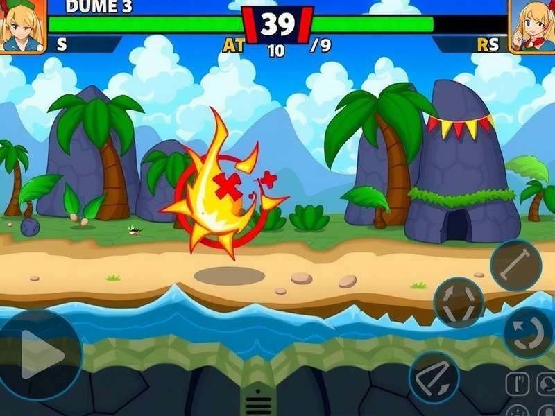 Bay Leaf Brawler Battle controls and interface